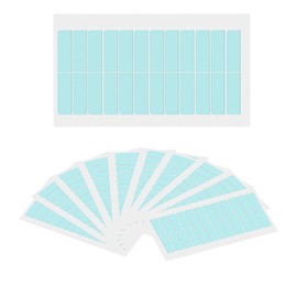YTOOK 120 Pcs Hair Extension Tape, Double Sided Extension Tabs Replacement for Hair Extensions （Teal）