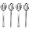 4-Piece Serving Spoons,18/10 Stainless Steel Serving Utensils Spoons,Buffet Banquet Spoons,8.7