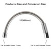 TBER Flexible Stainless Pre Rinse Hose Replacement Kit for All