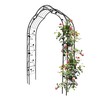 Petfu Metal Garden Arch Assemble Freely Garden Arbor Trellis Climbing