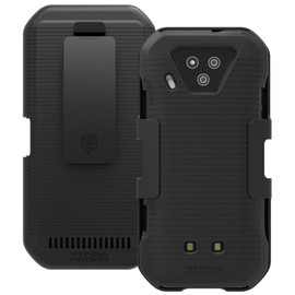 Wireless ProTech Case with Clip Compatible with Kyocera DuraForce Ultra 5G Phone Model E7110 (Verizon), Heavy Duty Rotating Belt Clip Holster and Durable Slim Case Combo (Black)