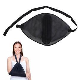 Arm Sling, Arm Sling Right Arm, Arm Sling Left Arm, Medical Shoulder Immobiliser Sling, Adjustable Arm Loop with Breathable Mesh Suitable for Wrists, Elbows, Arms, Shoulders