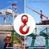 5Ton Swivel Lifting Hook,Heavy Duty Slip Hooks with Safety Latch