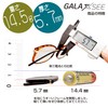 GALAXSEE 老眼鏡 超薄型 ブルーライトカット ステンレス合金フレーム カジュアル ハードケース付 GA-203 (C1 ブラック,