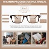 HIYANJN 3 Pack Progressive Reading Glasses for Men/Women Blue Light