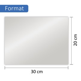 Aluminium Composite Panel Silver I Size: 30 x 20 cm I 3 mm Thickness I for Model Making Trade Fair Construction Signage DIY Screen Printing and Digital Printing I for Crafts I Blank I DIY I hin575