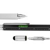 Multifunction Tool Pen, 6 in 1 Tool with Ballpoint Pen,