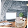 Alipis 1pc Multi-functional Cotton Thread Storage Basket Bohemian Style Organizer