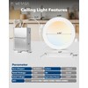 12 Pack 6 Inch Ultra-Thin LED Recessed Ceiling Light with