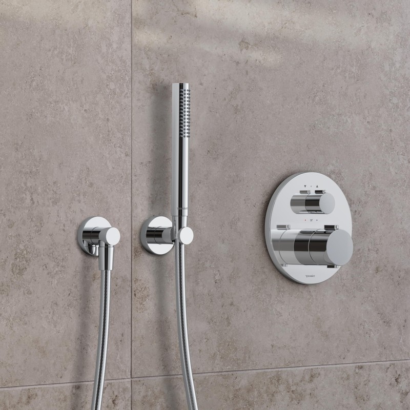 Duravit Universal Shower Holder, Shower Head Holder for Hand Showers,