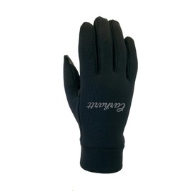 Carhartt Women's Fleece Liner GlovePair of Gloves, Black, Small