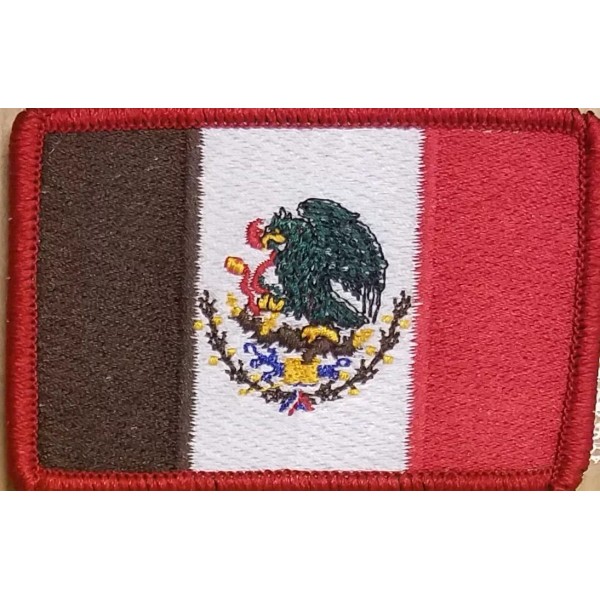 Mexico Flag Iron-On Patch Morale Tactical Travel Mexican Emblem Version
