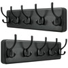 SKOLOO Rustic Wall Mounted Coat Rack, Case of 2, Pine