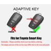 HIBEYO Key Fob Cover for Toyota Camry XLE XSE LE