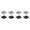 sourcing map Chair Leg Floor Protectors, 8Pcs Square PVC &