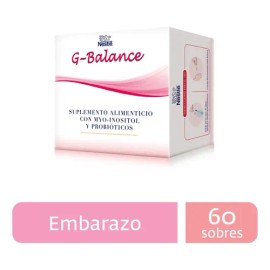 Opti-Myo Suplemento Alimenticio Nestlé Myo-inositol y Probióticos Caja con 60 Sobres