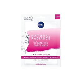 Nivea Face Mask Wipes Urban Radiance Helps Regain Its Natural Glow Infused With Serum Formula Contains Argan Oil Deeply Moisturises the Skin and Protects 1 Piece, Pack of 3