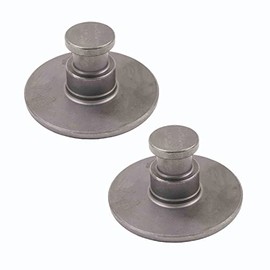 Mytee Products Kingpin Weld On for 5th Wheel Trailer 0.38" Made in USA (2 Pack)