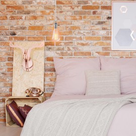 Globe Electric 83008 60W Vintage Edison S-Type Galeon Clear Glass Dimmable Incandescent Light Bulb, E26 Base, 220 Lumens