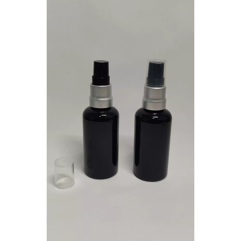 Meliars Frasco 30 Ml Negro Con Atomizador Plata -20pzs