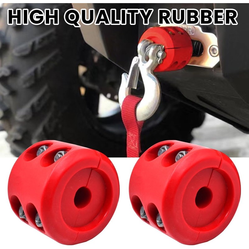 XINLIYA Car Rubber Winch Stopper for ATV UTV Truck, Cable