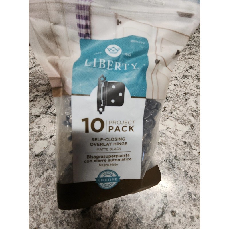 Liberty (10) Liberty Self Closing Overlay Hinges Project Pack Matte