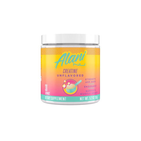 Alani Nu Creatine Monohydrate Powder | Unflavored | Micronized Creatine