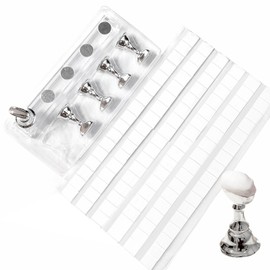 Beauty Player Nail Stand, Nail Tip, Fixing, Clay Tip Stand, Nail Base, Magnetic, Acrylic Manicure Tool, Nail Practice, Fix with Clay, Nail Supplies, Nail Tip, Stand, Display (Silver + Clay)