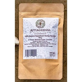 100% Natural Henna Powder, for Body Art (BAQ) & Hair - 100gm
