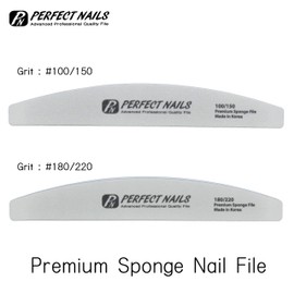 PERFECT NAILS Sponge File Nail Care File (Rough #100/#150)