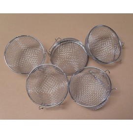 Metal Finch Canary Bird Nests Lot of 5