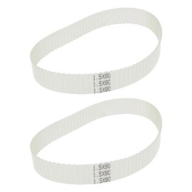 OTOTEC 2 Pieces Lathe Drive Belts 1.5 m x 90 Teeth 424 mm Length Mini Lathe Timing Belt Transparent Polyurethane Gear Accessories for 0618 0618-3B Mini Lathes