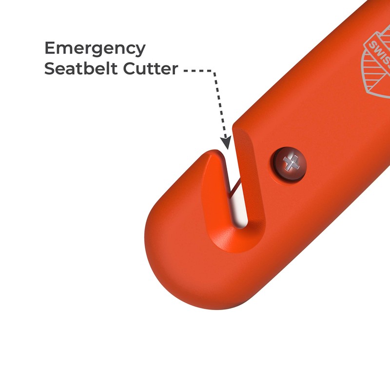 Swiss Safe Durable 5-1 Car Safety Hammer Window Breaker Breaker