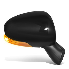 TO1321344 Side Door Power Mirror with Heated Glass Signal Compatible with Toyota Prius 2015, Passenger Right Side, Paint To Match Black