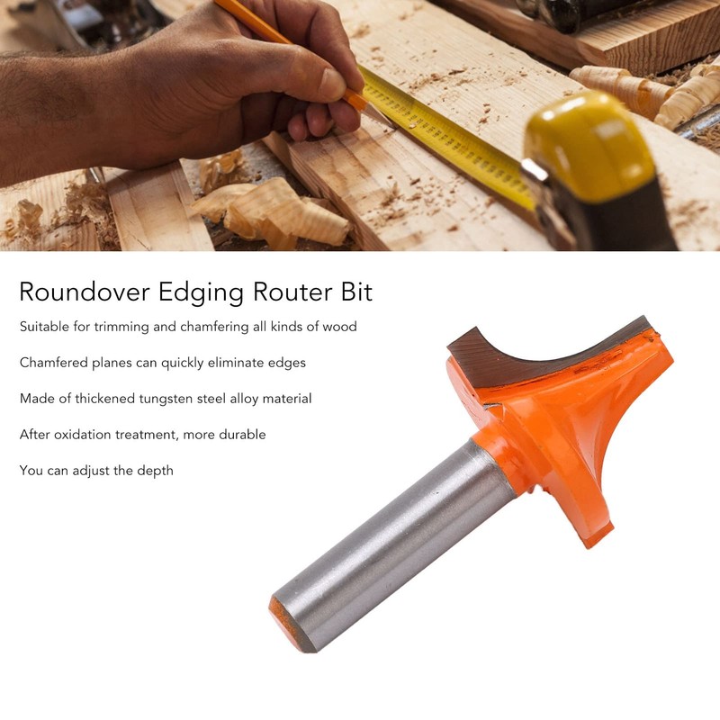 Roundover Edging Router Bit, Round over Edge Forming Router Bit,