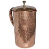 DakshCraft High Quality Pure Copper Jug with Lid for Health