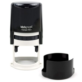 Round Notary Stamp for State of Mississippi- Self Inking Stamp - Top Brand Unit with Bottom Locking Cover for Longer Lasting Stamp - 5 Year Warranty