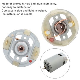 Escobilla de Motor de Carbón RS550, Escobilla de Carbón para Motor Portaescobillas de Carbón de Alta Eficiencia para Destornillador Taladro Eléctrico Destornillador Eléctrico