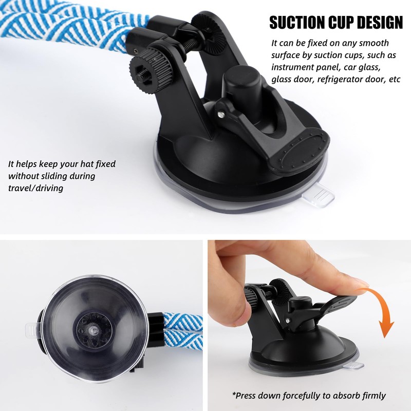 Nexlynk 2 Pack Cowboy Hat Holder for Cars Trucks, No