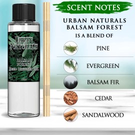 Urban Naturals Balsam Forest Oil Reed Diffuser 4 oz/1 Pack,