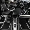 CAR PASS Leather Bling Diamond Car Seat Covers Front &