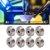 13PCS V Pulley Wheel Stainless Steel Printer Round Wheel Roller