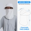Visor Hat for Women with Face Mask, Sun Visors for