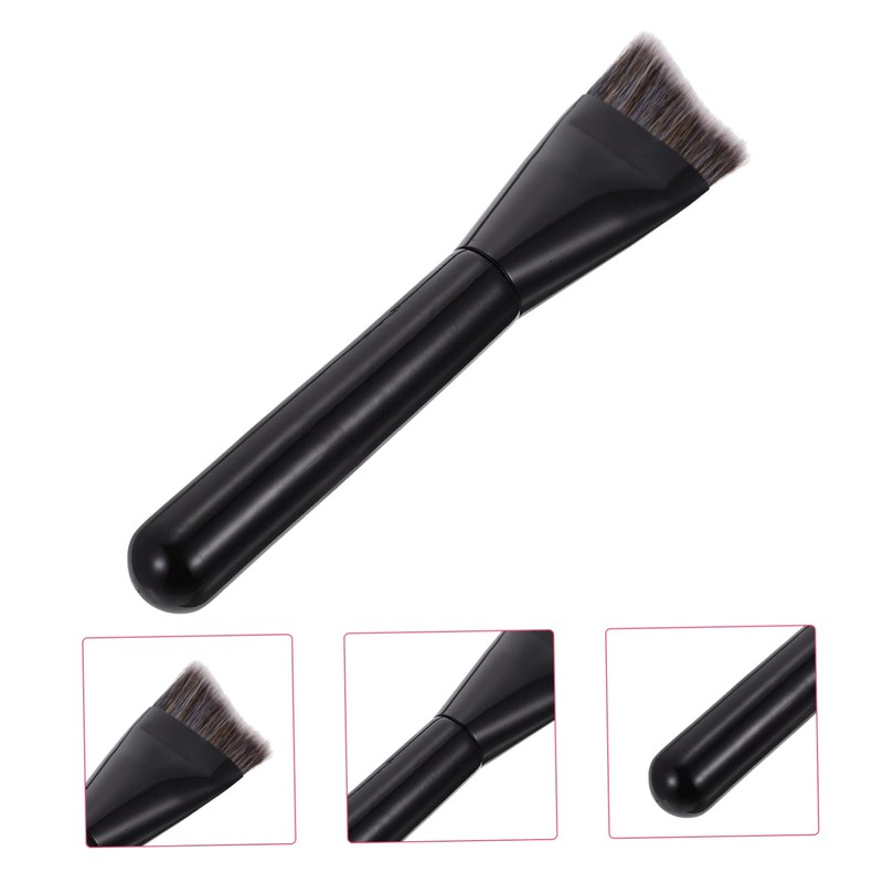 WOONEKY Delicate Bright Makeup Brush Advanced Makeup Brush Wooden Handle