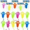 Bomtop Pack of 36 Children's Sticky Hands Colourful Clapping Hands