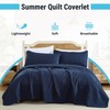 HLC.ME Weston - 3 Piece King Size Quilt Set, Lightweight
