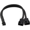 CRJ Micro 4-Pin GPU Dual Fan Adapter Cable - 6-Inch