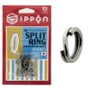 IPPON Round Shaft Split Ring, Strong, #3/30 Pieces ~ #6/15