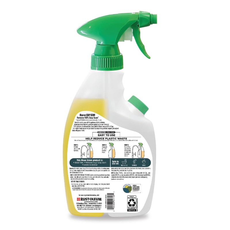 Mean Green Refillable Ultra Powered CONCENTRATE Bathroom Cleaner, Tropical Breeze,
