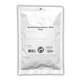 Bearded Butchers Dried Mushroom Bits 4oz – Premium Dehydrated Mushrooms for DIY Sausage, Jerky, Bratwurst & Meat Recipes – Perfect for Mushroom & Swiss Brats and More